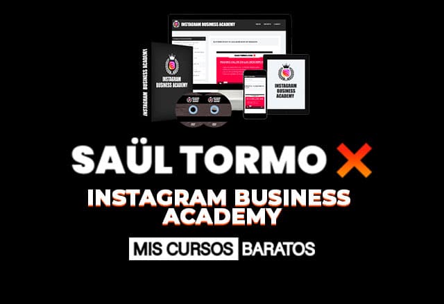 Curso Instagram Business Academy de Saul Tormo